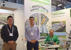 Enrique Munoz and Robby Munoz Novoa of the Mexican company Textiles Agricolas